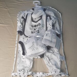 NWT Baby Gear White and Gray 9 Piece Set